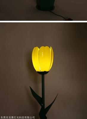 流光溢彩，點亮庭院 亞克力郁金香花燈——現(xiàn)代景觀亮化的詩意之選